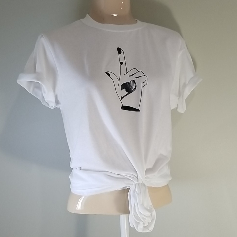Fairy Tail anime hand sign t-shirt
